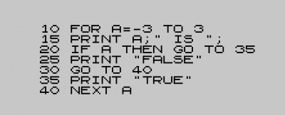 ZX80 program