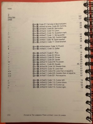 Page 212 of ZX81 manual (first edition)