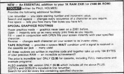 advert - Interface 1982 February page 20