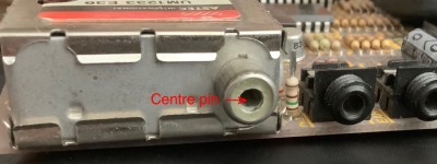ZX81 Phono/RCA/Cinch video output socket