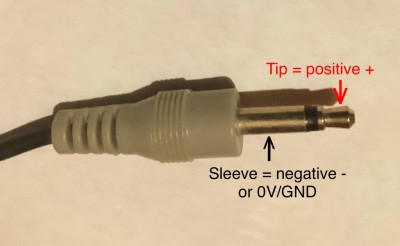 ZX80 / ZX81 power plug polarity