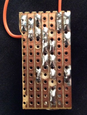 Prototype on stripboard