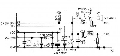 Issue 6A ear/mic/speaker circuitry