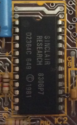 Issue 3 PCB topside showing the ROM